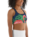 Tropical Birds Sports Bra