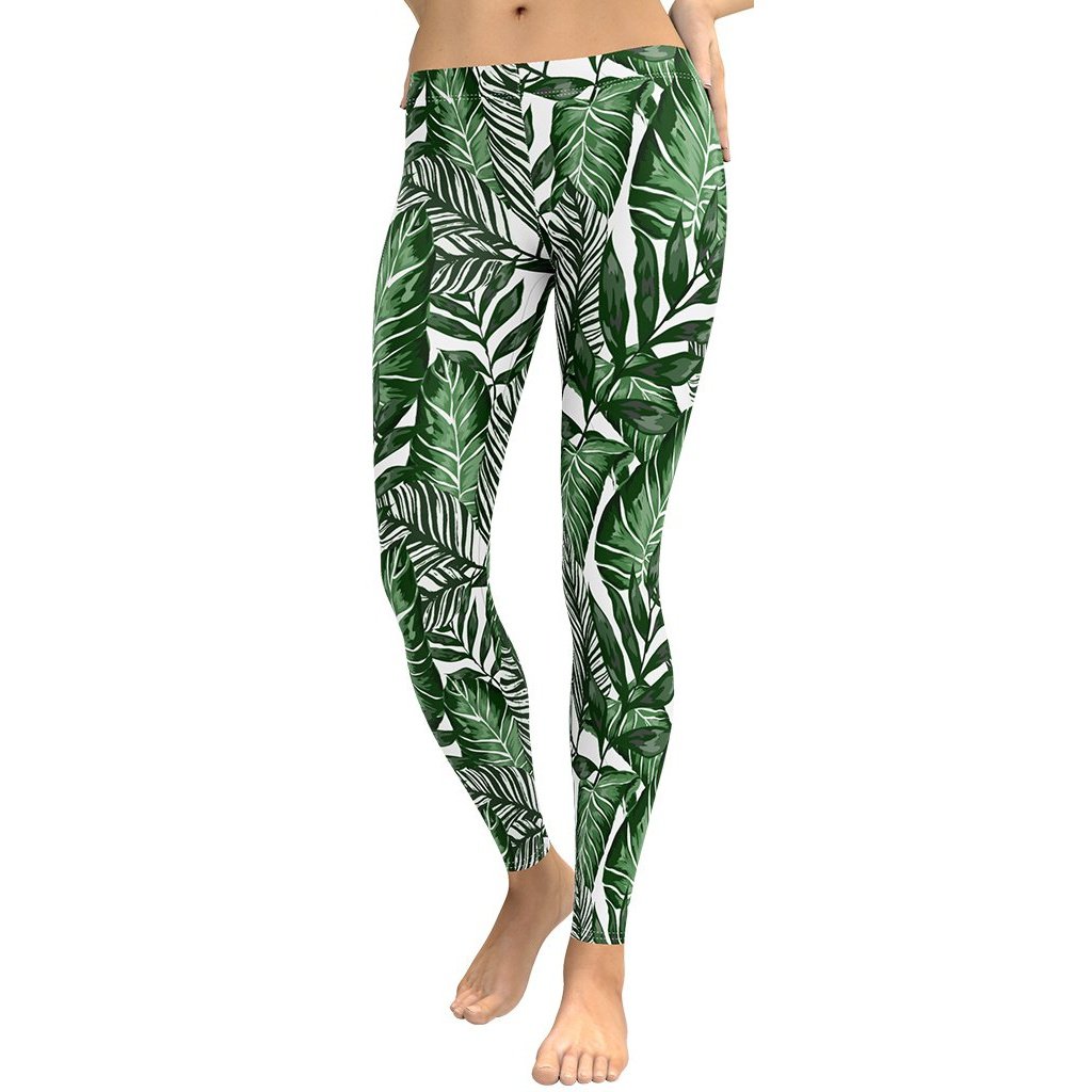 Tropical Green Leggings