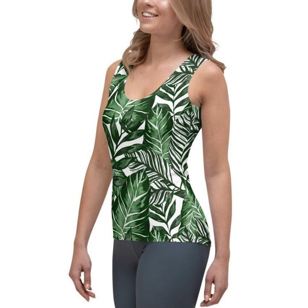Tropical Green Tank Top