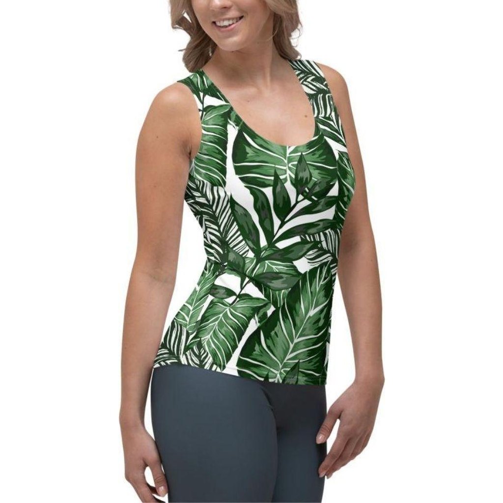 Tropical Green Tank Top