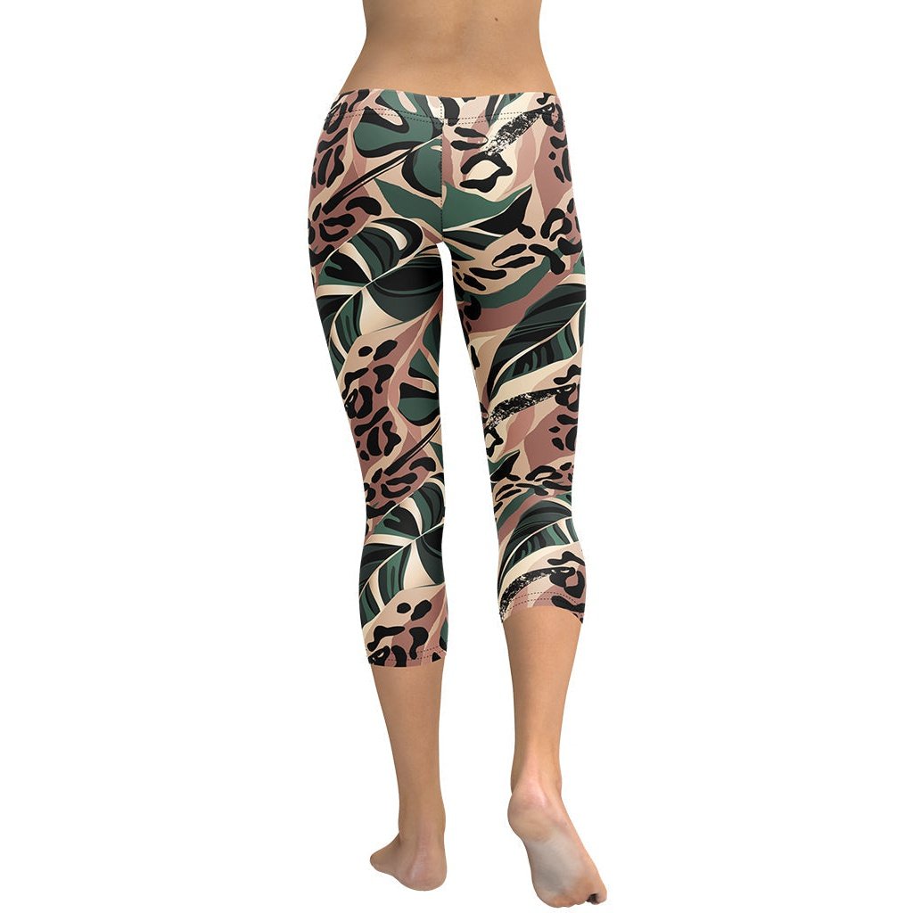 Tropical Leopard Capris