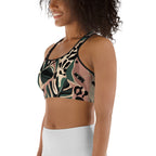 Tropical Leopard Sports Bra