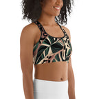 Tropical Leopard Sports Bra