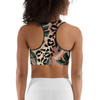 Tropical Leopard Sports Bra