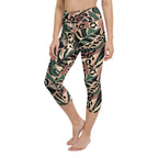 Tropical Leopard Yoga Capris