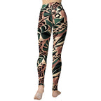 Tropical Leopard Yoga Leggings