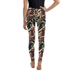 Tropical Leopard Youth Leggings