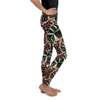 Tropical Leopard Youth Leggings