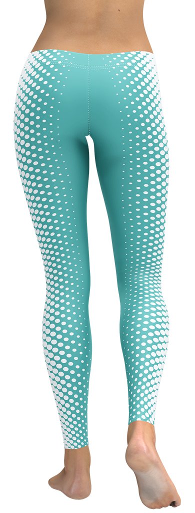 Turquoise Optical Illusion Leggings
