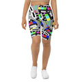 TV No Signal Biker Shorts