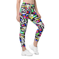 TV No Signal Crossover Leggings With Pockets