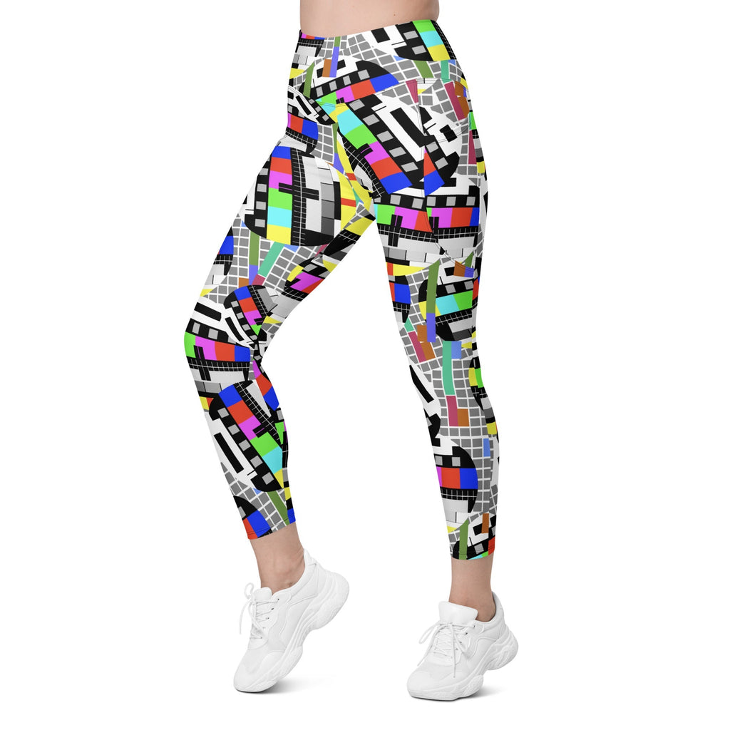 TV No Signal Leggings With Pockets