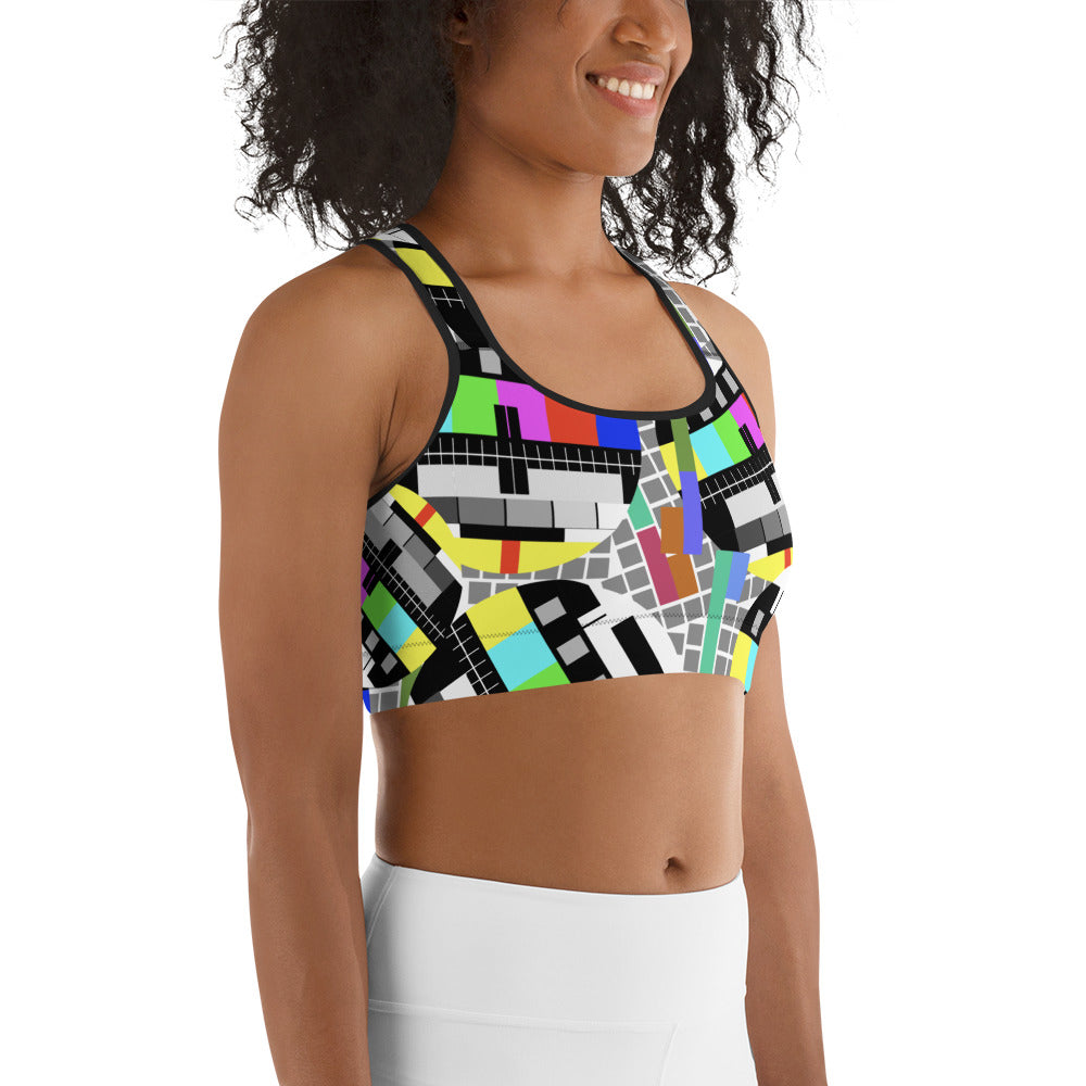 TV No Signal Sports Bra