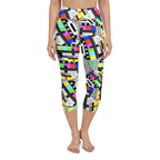 TV No Signal Yoga Capris