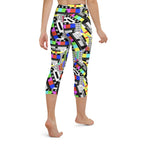 TV No Signal Yoga Capris