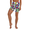 TV No Signal Yoga Shorts
