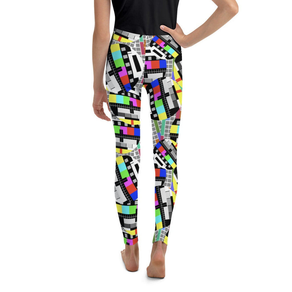 TV No Signal Youth Leggings