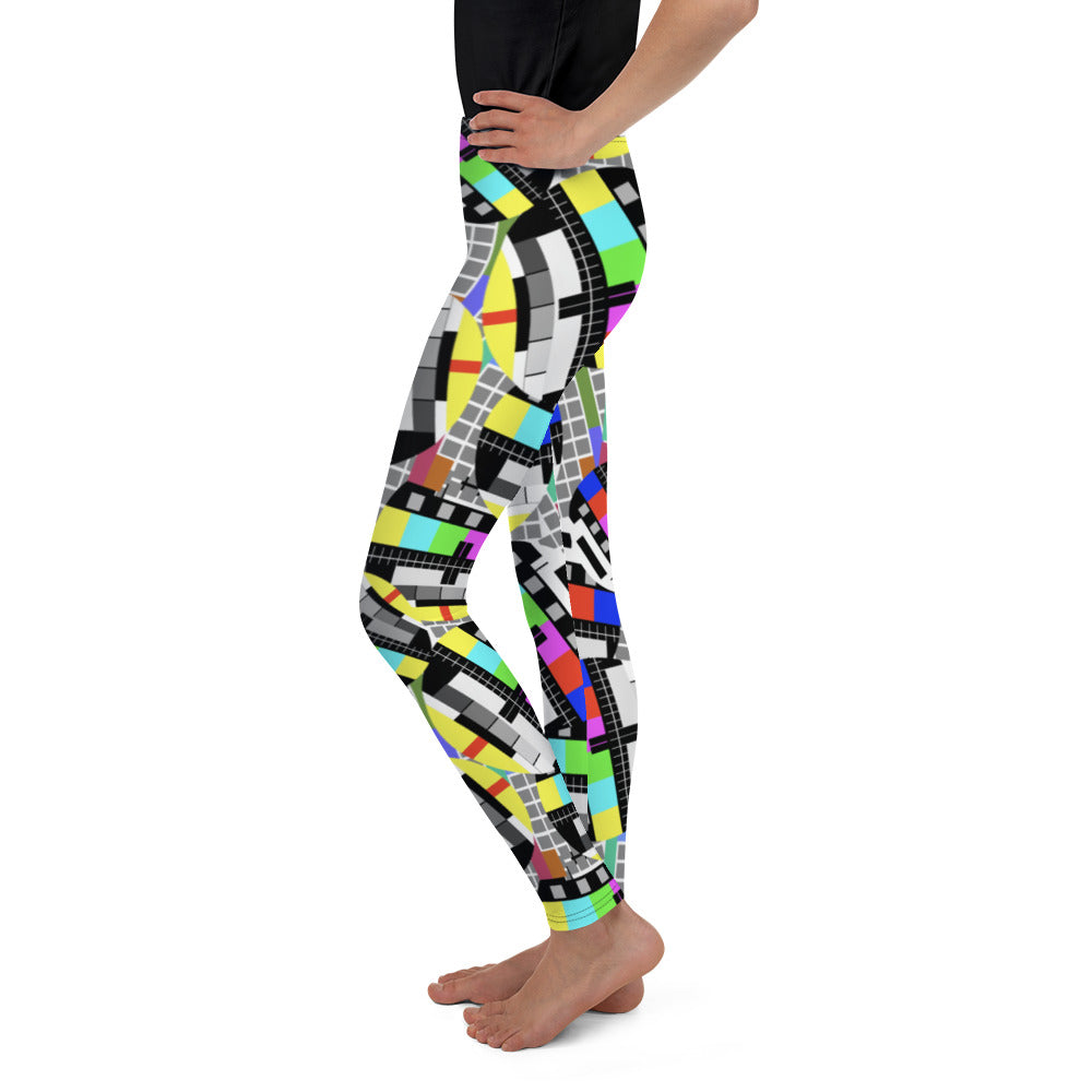 TV No Signal Youth Leggings