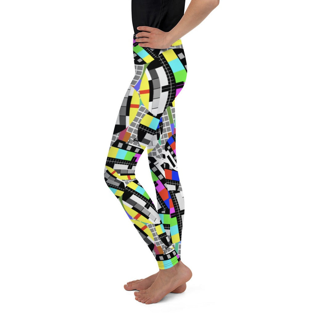TV No Signal Youth Leggings