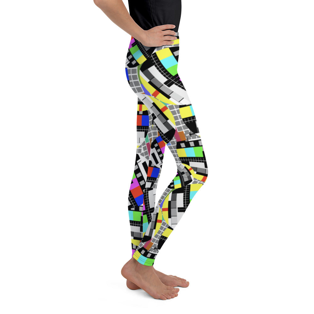 TV No Signal Youth Leggings