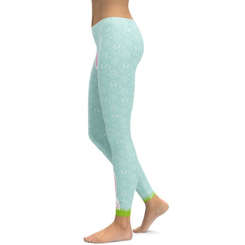 Two Bunnies Easter Leggings