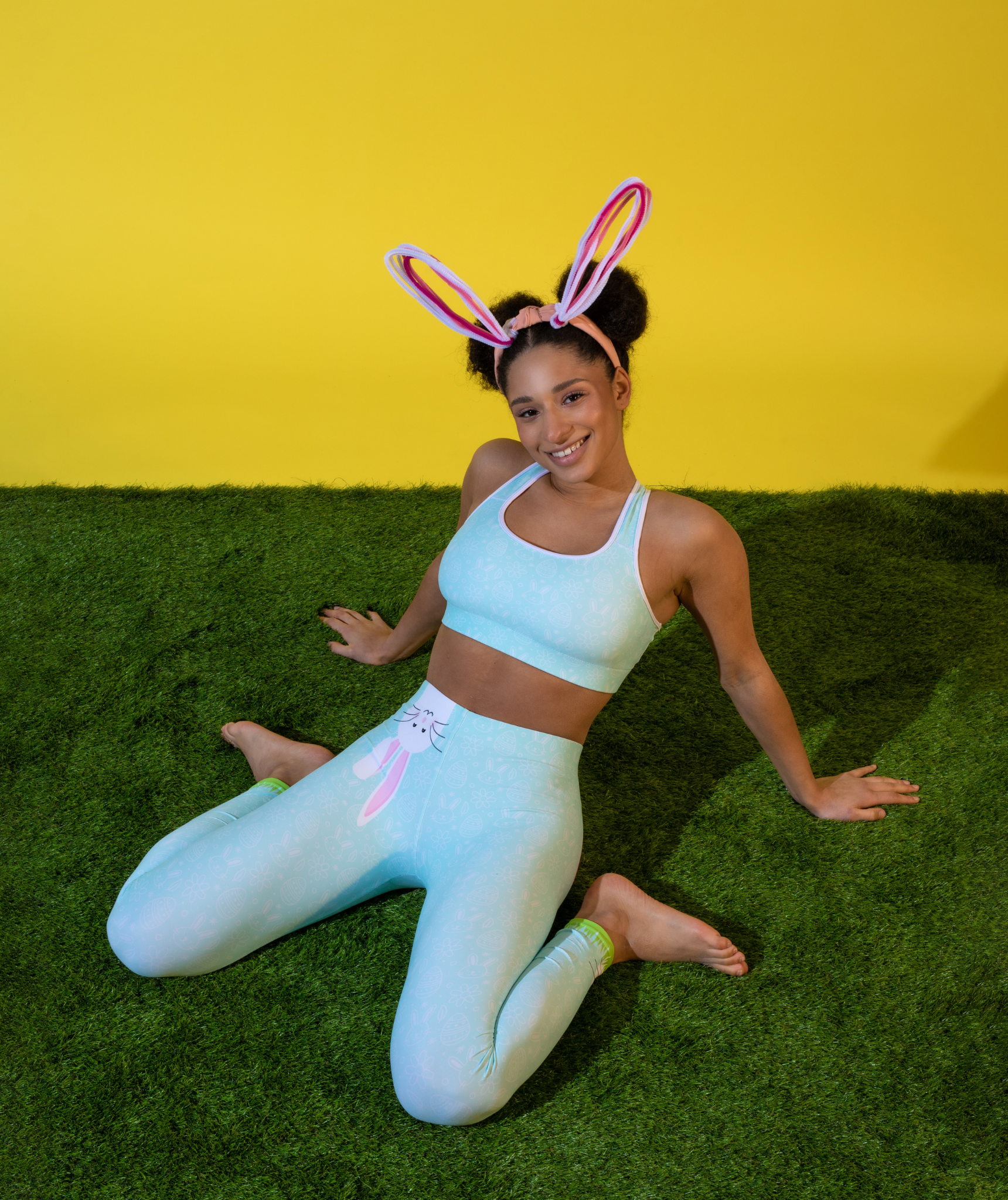 Two Bunnies Easter Leggings
