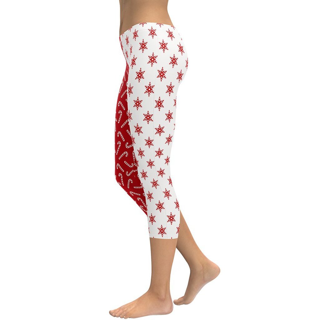 Two Patterned Christmas Capris