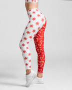 Two Patterned Christmas Leggings