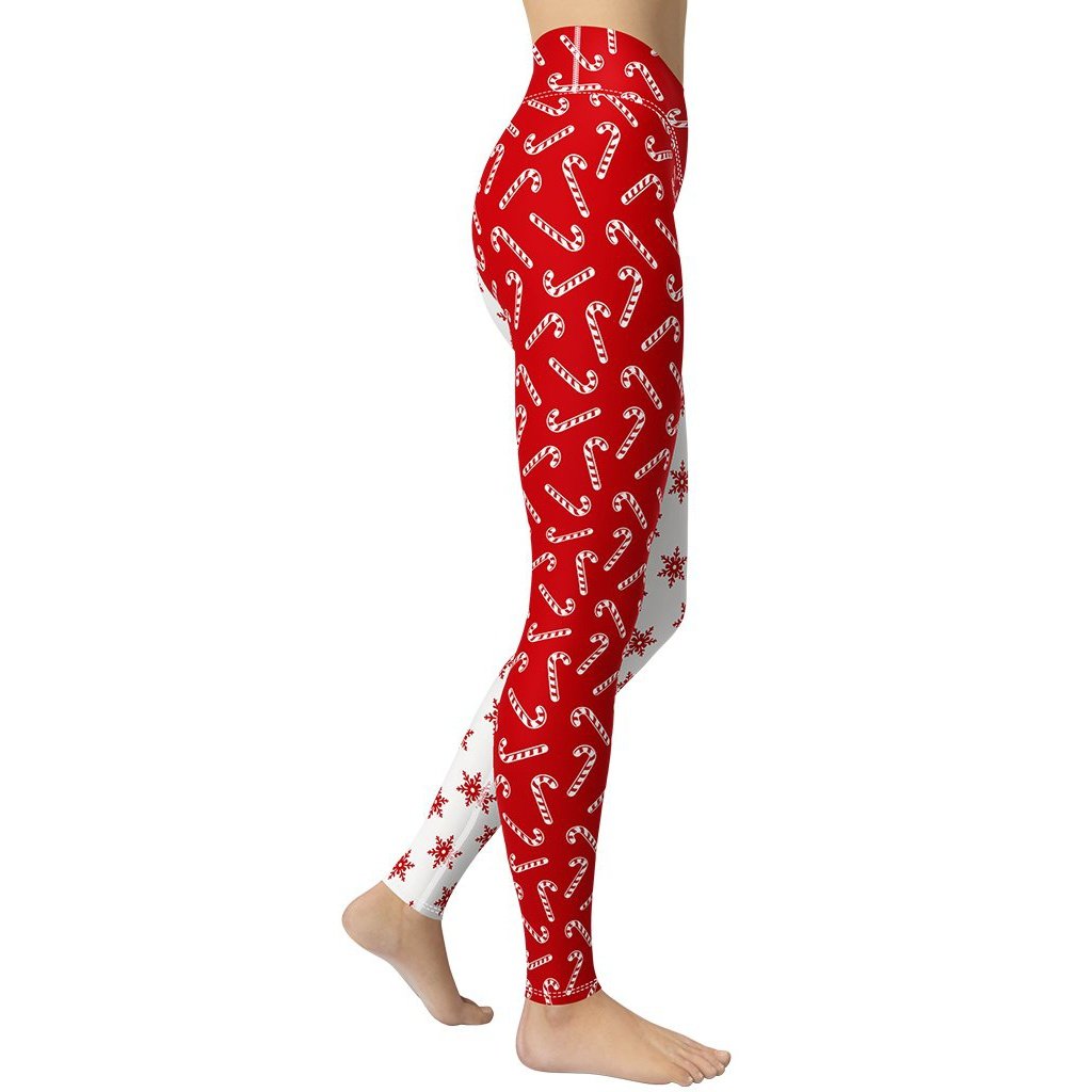Two Patterned Christmas Yoga Leggings