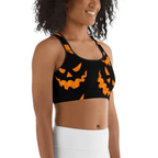 Two Patterned Halloween Sports Bra