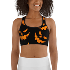 Two Patterned Halloween Sports Bra