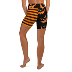 Two Patterned Halloween Yoga Shorts