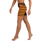 Two Patterned Halloween Yoga Shorts
