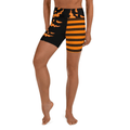 Two Patterned Halloween Yoga Shorts