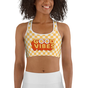 Two Patterned Hippie Sports Bra