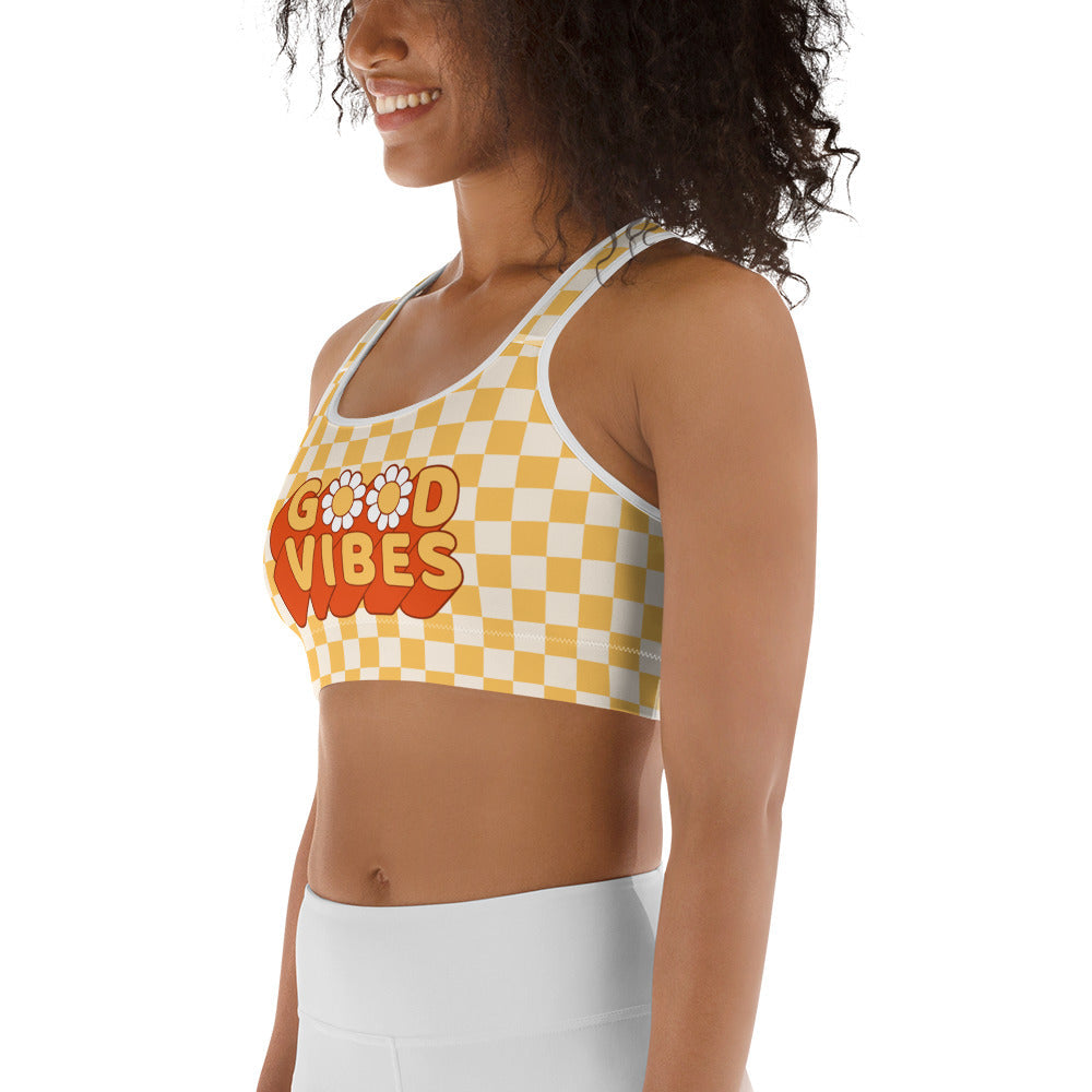 Two Patterned Hippie Sports Bra