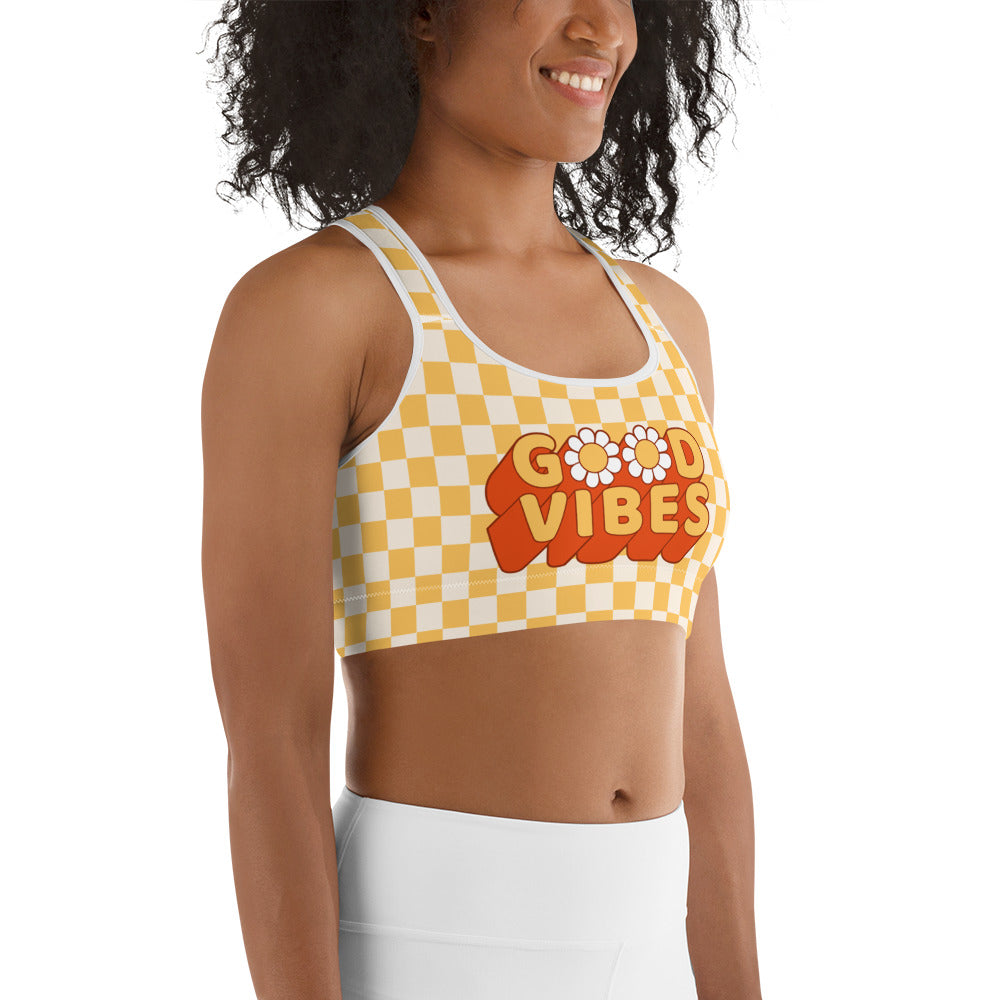 Two Patterned Hippie Sports Bra