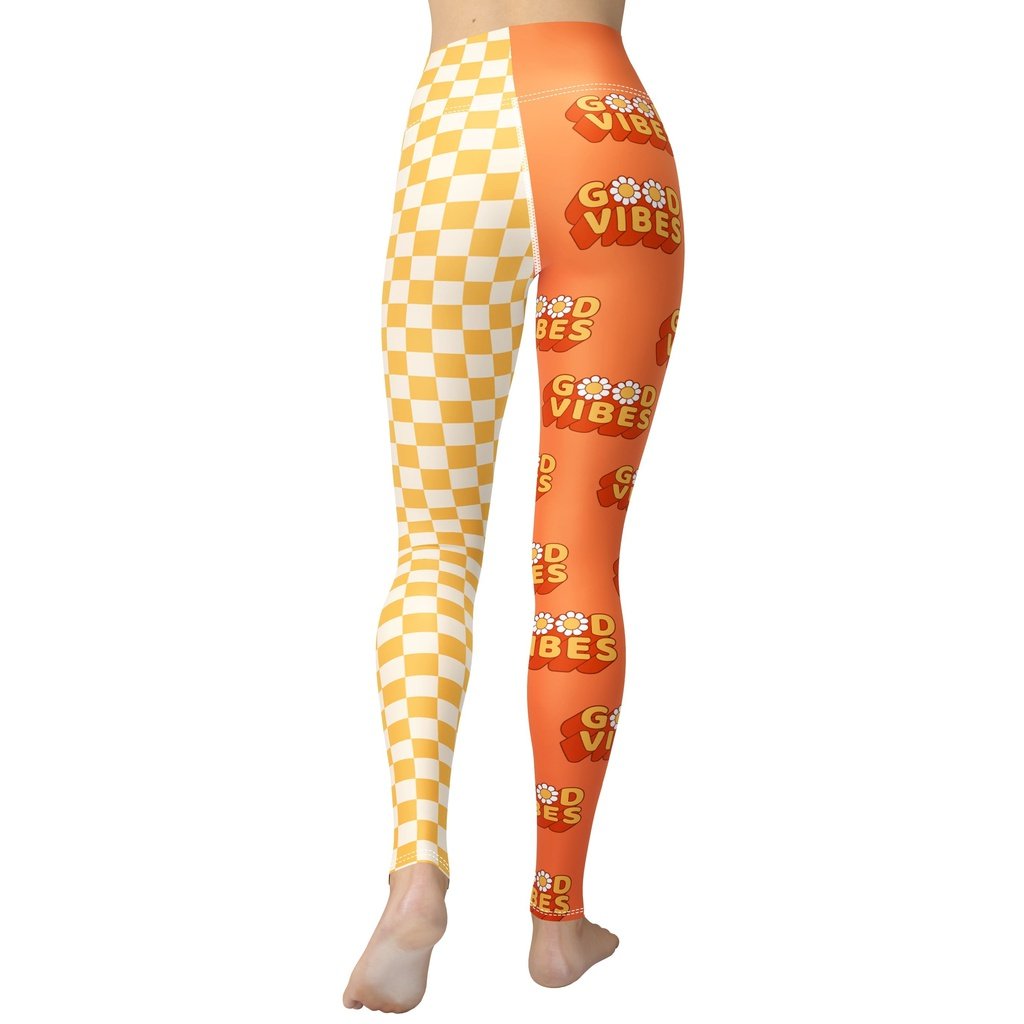 Two Patterned Hippie Yoga Leggings