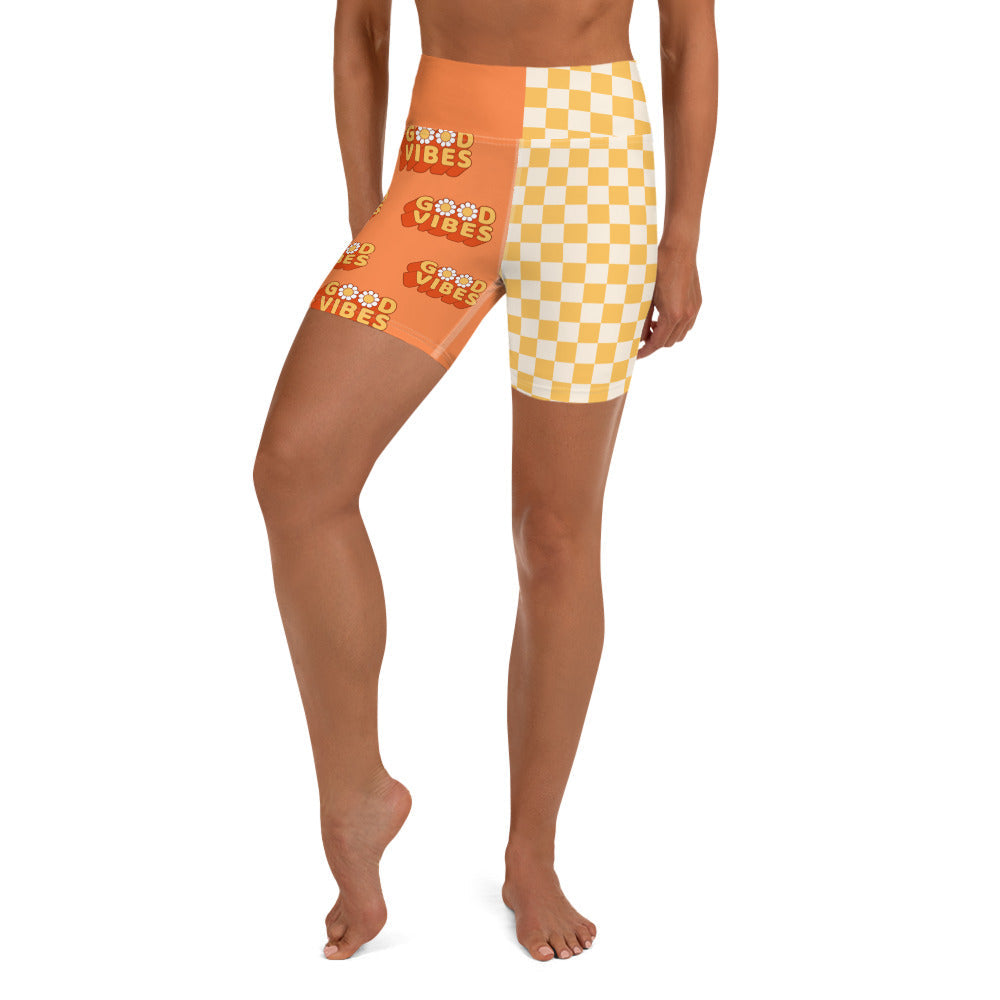 Two Patterned Hippie Yoga Shorts