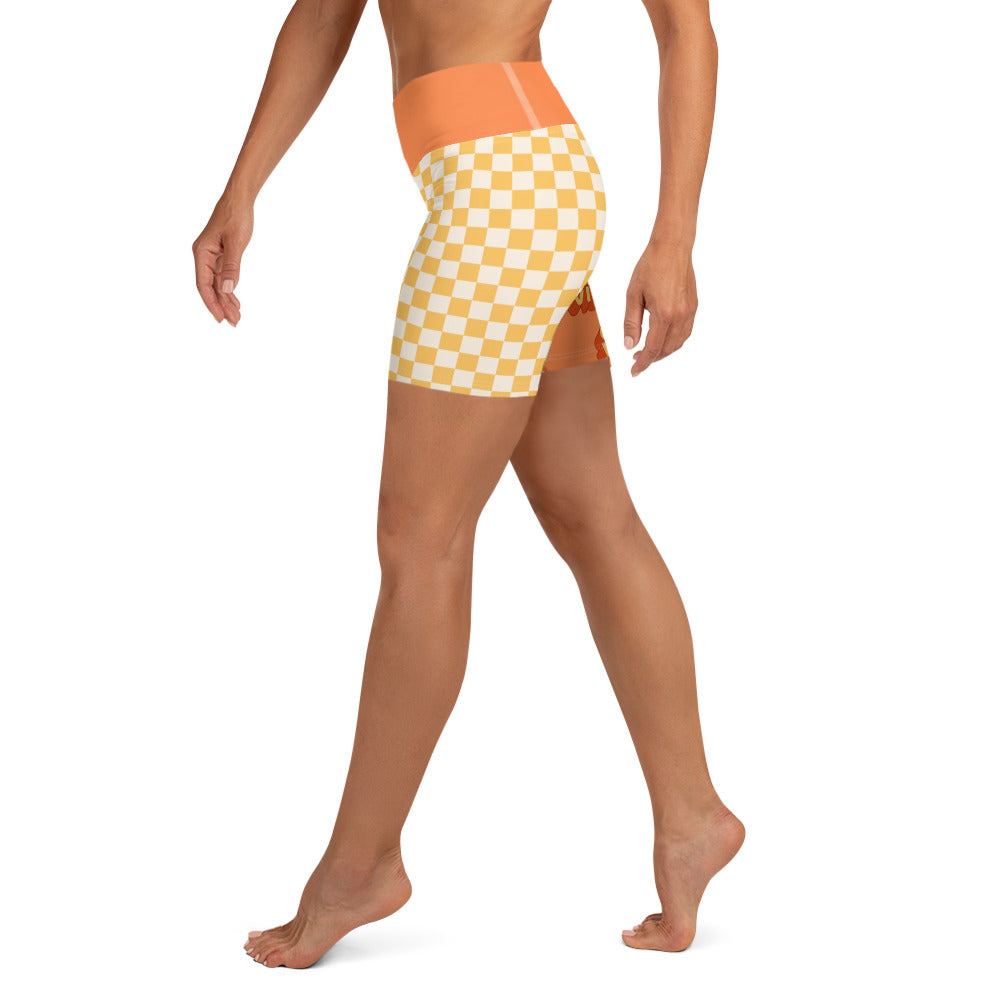 Two Patterned Hippie Yoga Shorts