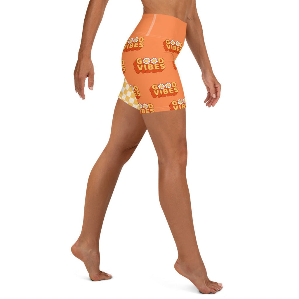 Two Patterned Hippie Yoga Shorts