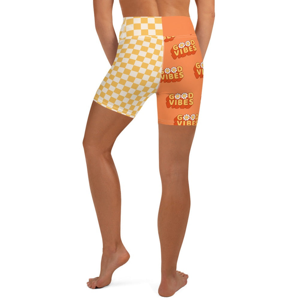 Two Patterned Hippie Yoga Shorts