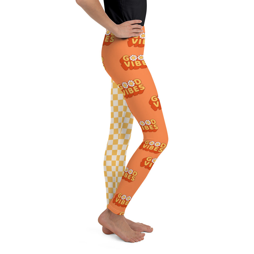Two Patterned Hippie Youth Leggings