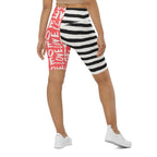 Two-Patterned Valentine's Day Biker Shorts