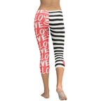 Two-Patterned Valentine's Day Capris