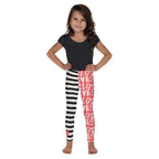 Two-Patterned Valentine's Day Kid's Leggings