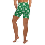 Two-Side Pattern Christmas Yoga Shorts