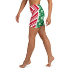 Two-Side Pattern Christmas Yoga Shorts