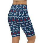 Ugly Christmas Biker Shorts