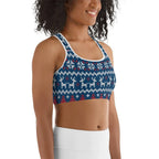 Ugly Christmas Sports Bra